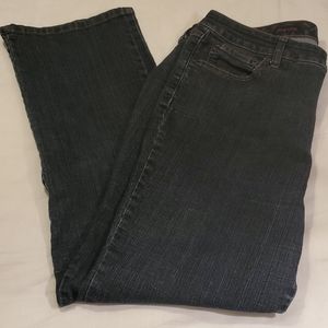 St John's Bay Straight Leg Jeans Size 16 Long